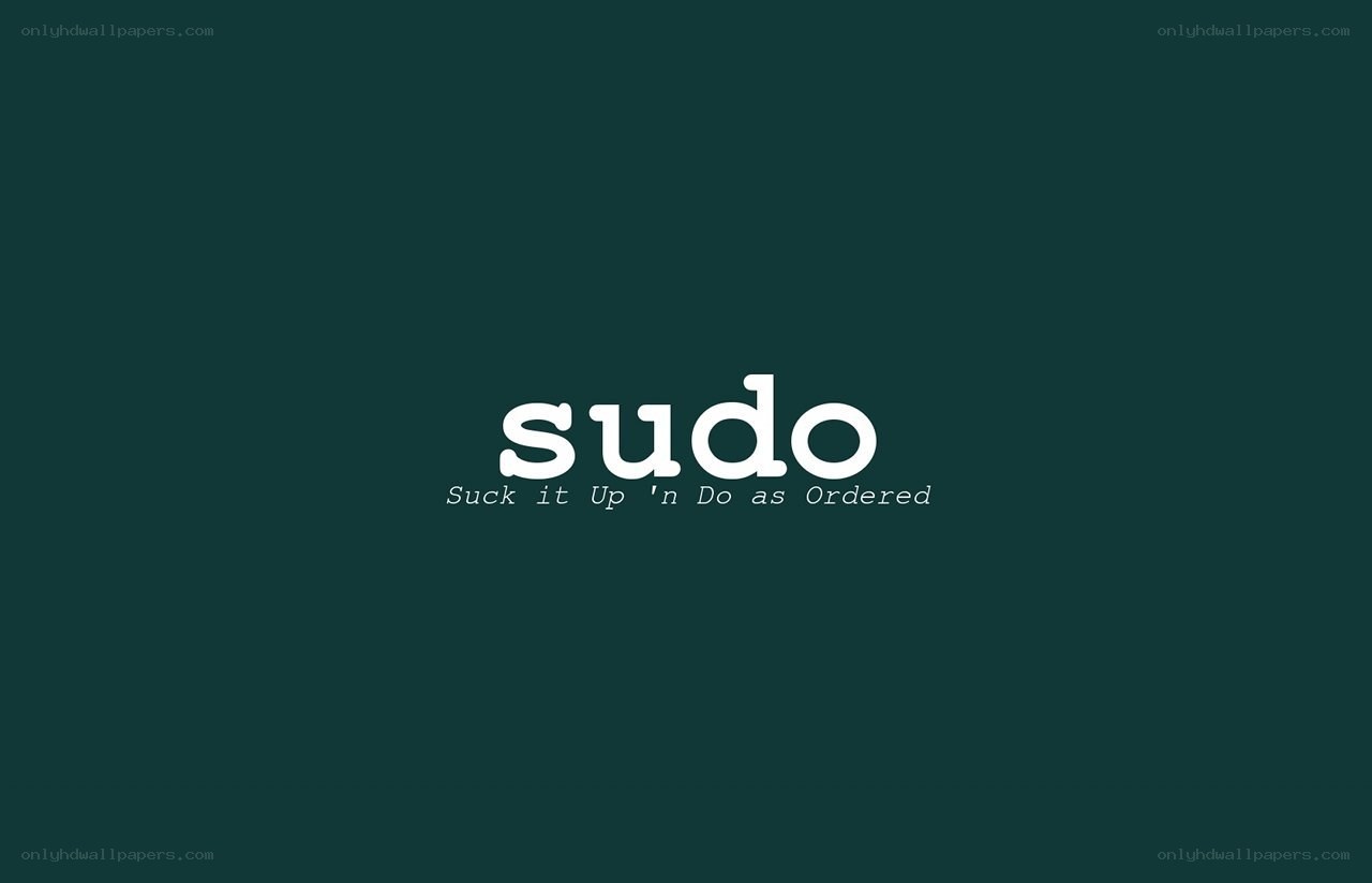 sudo logo with tagline