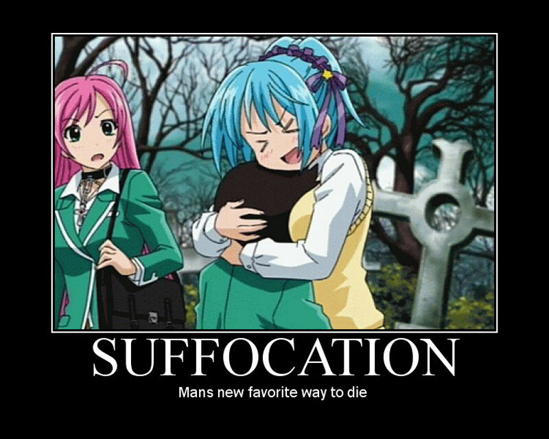Suffocation meme from anime