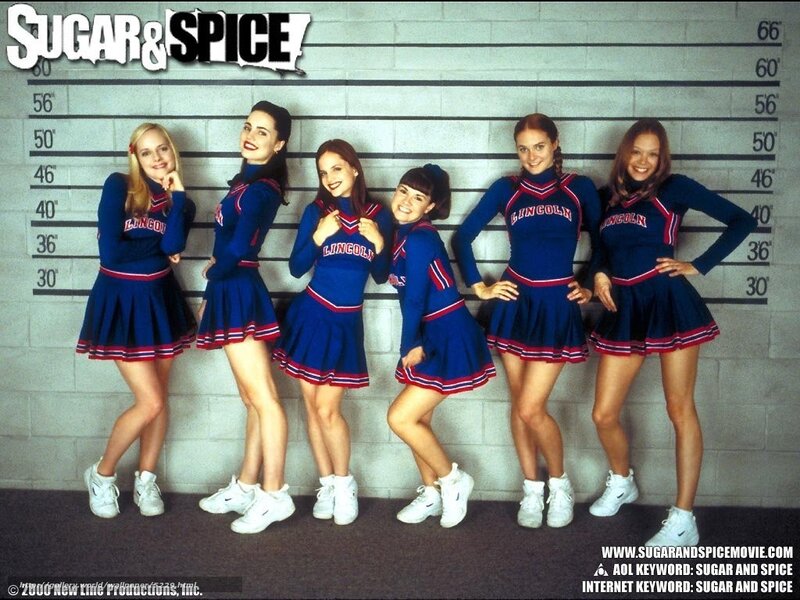 Sugar and Spice cheerleaders