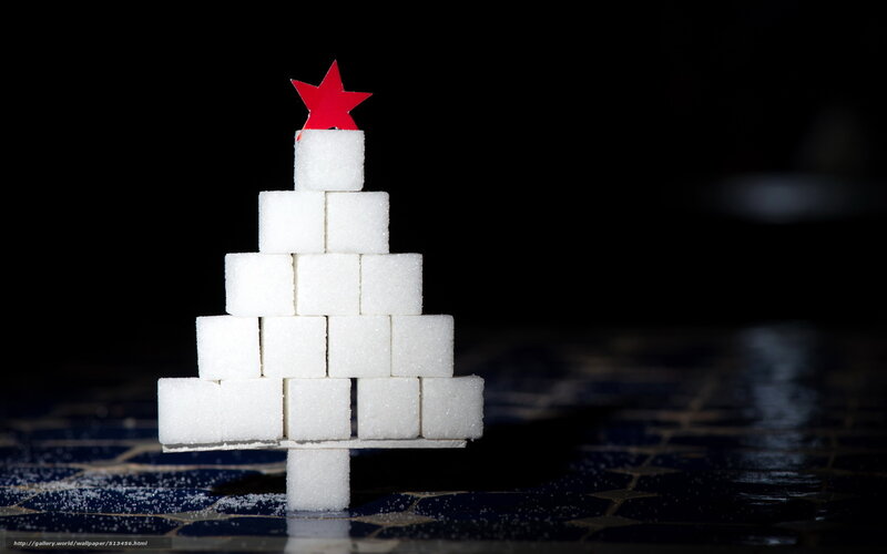 sugar cube christmas tree