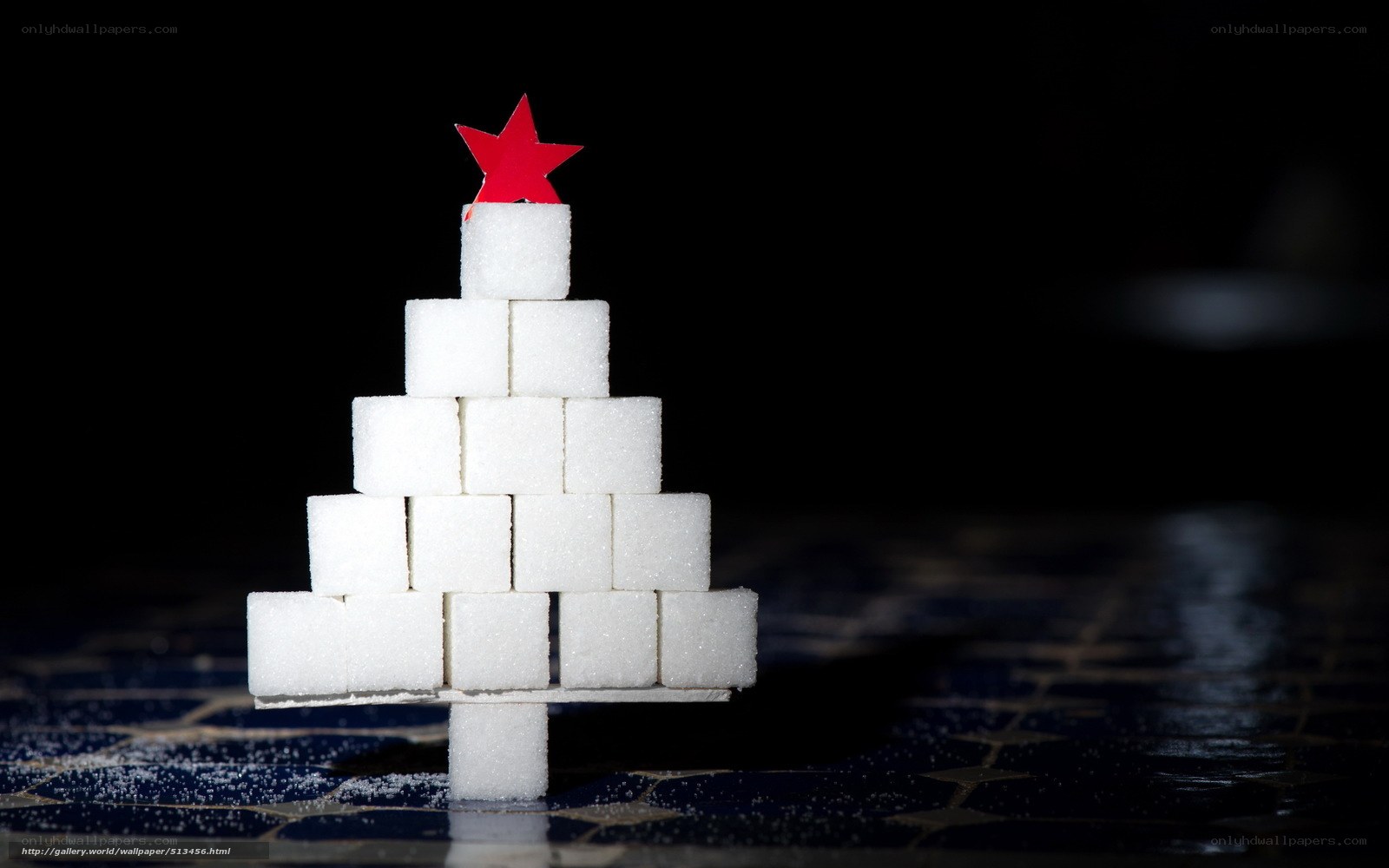 sugar cube christmas tree