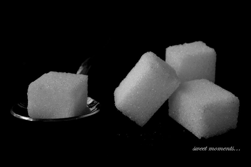 Sugar Cubes on Spoon