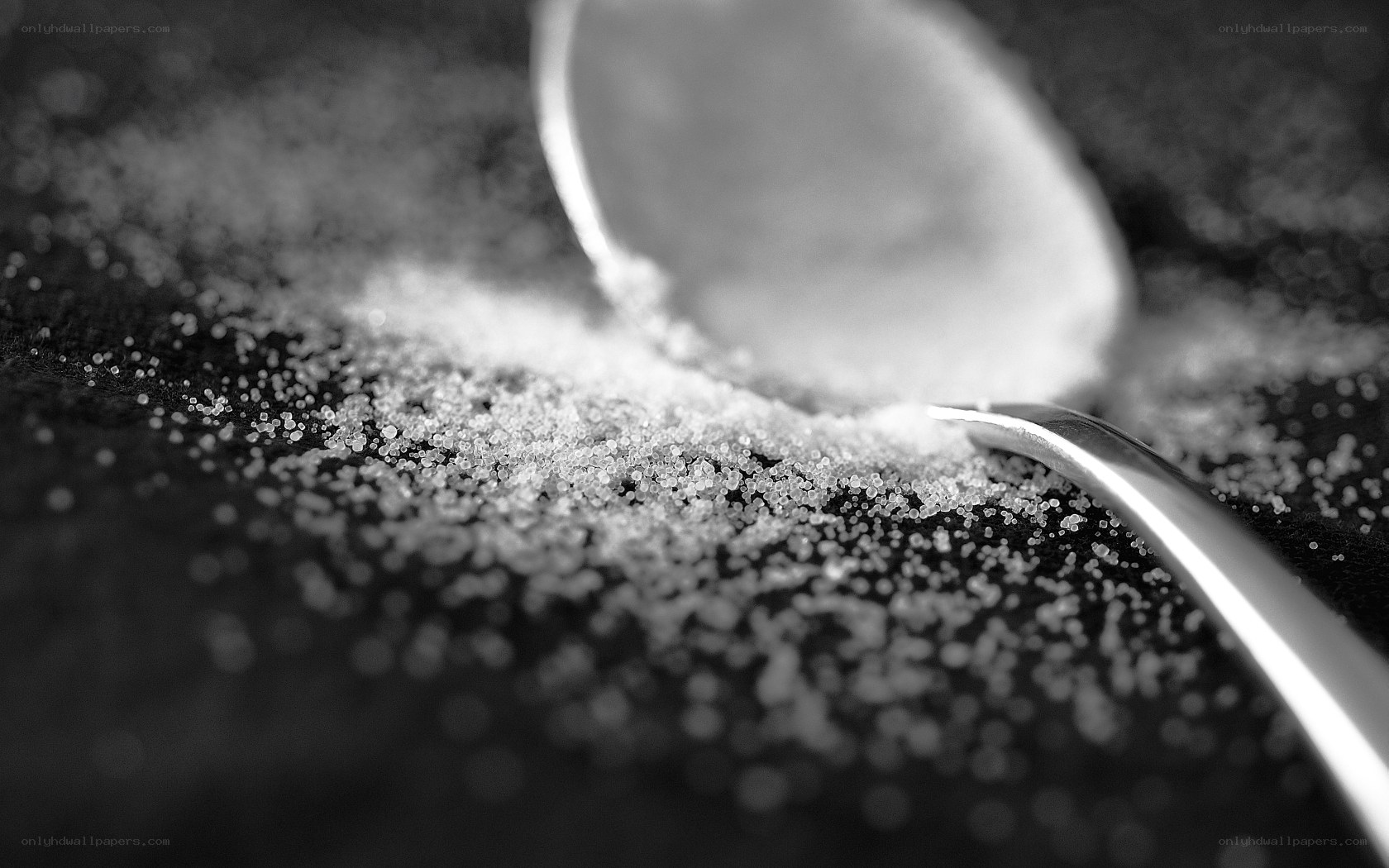 sugar on a spoon