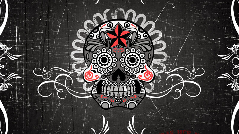 sugar skull art design