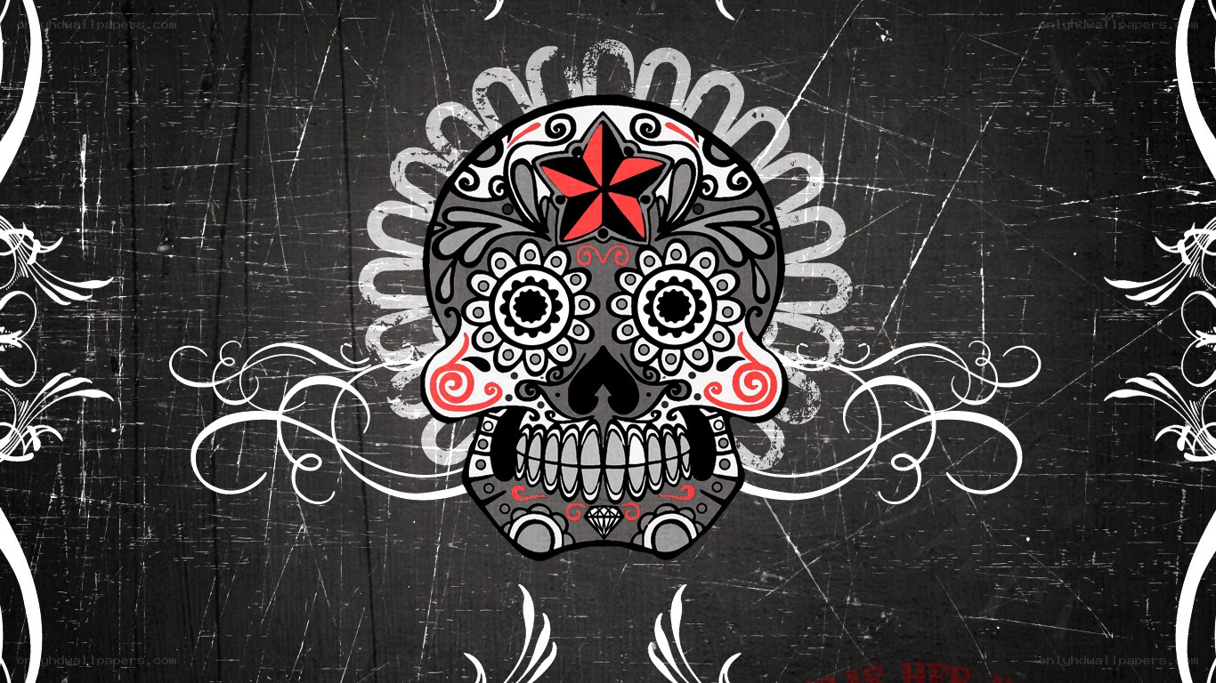 sugar skull art design