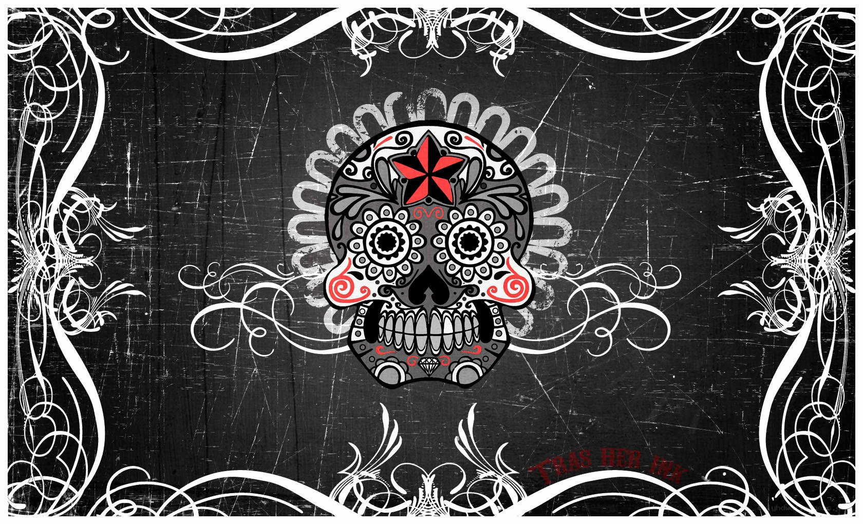 sugar skull art design
