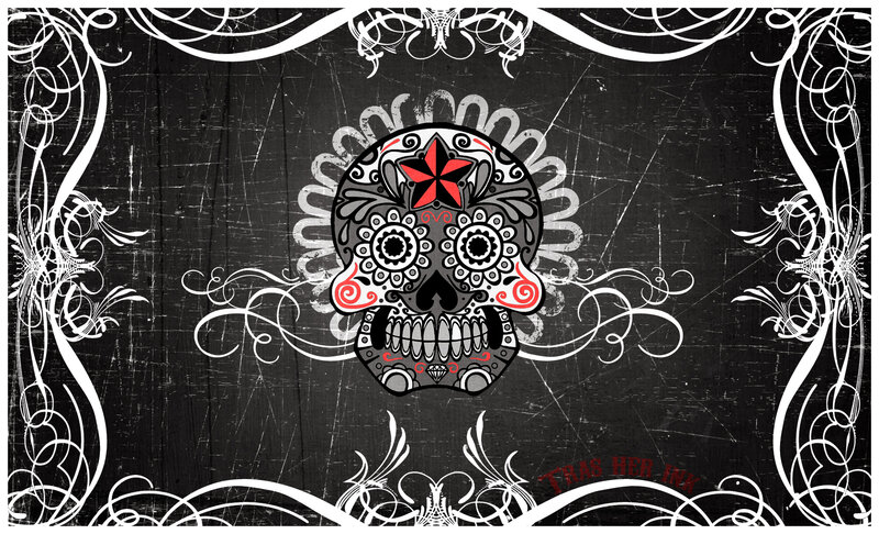 sugar skull art design