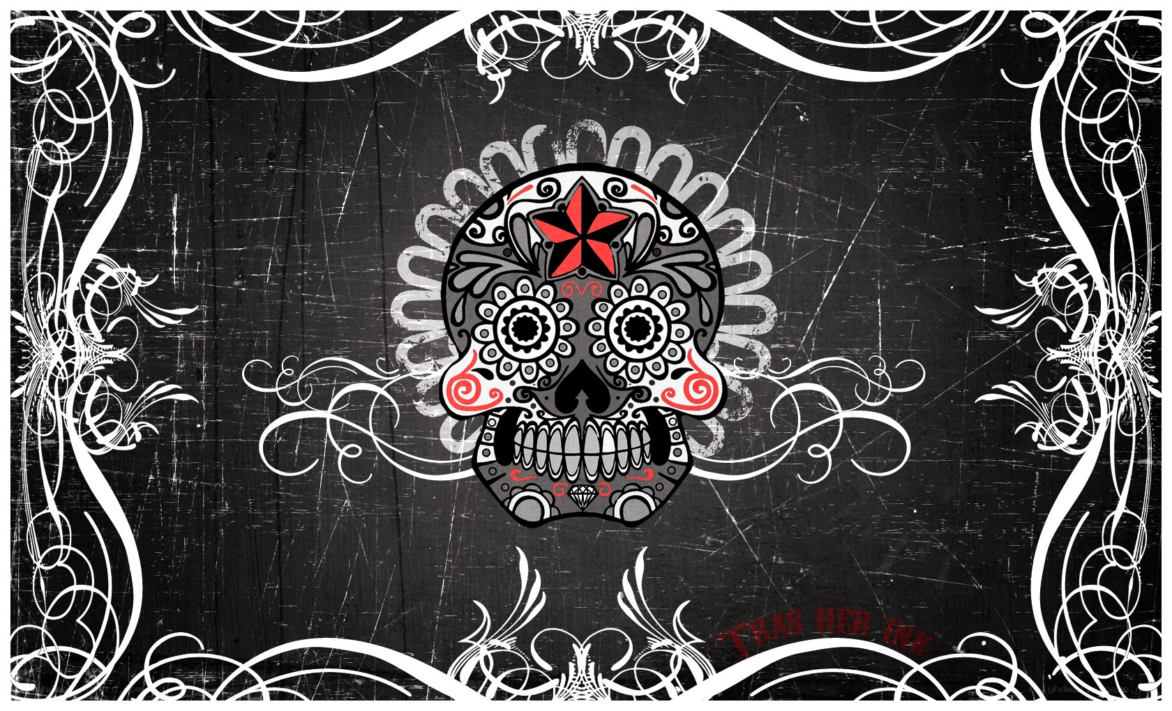 sugar skull art design