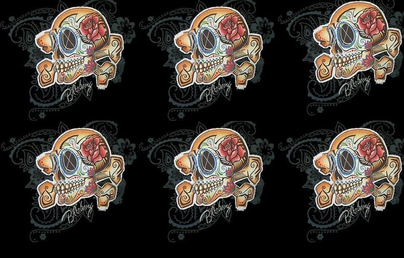 Sugar Skull Design — Black