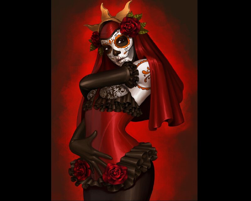Sugar Skull Woman