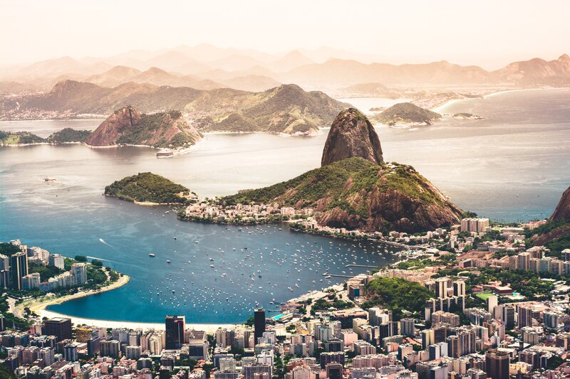 Sugarloaf Mountain View — Blue, Serene, Afternoon, Photograph, Cityscape, Bay