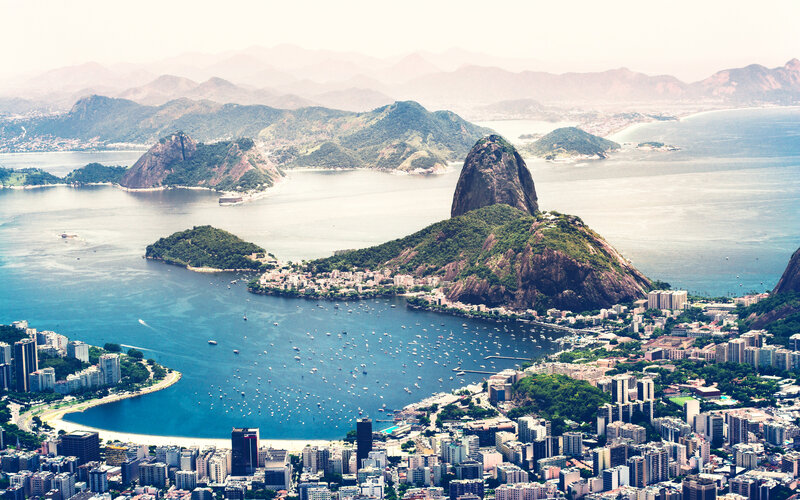 Sugarloaf Mountain View — Blue, Serene, Afternoon, Photograph, Cityscape