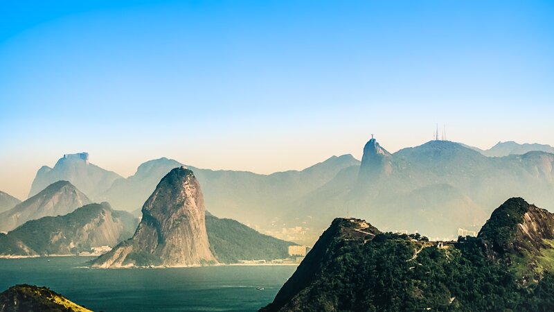Sugarloaf Mountain View — Blue, Serene, Morning