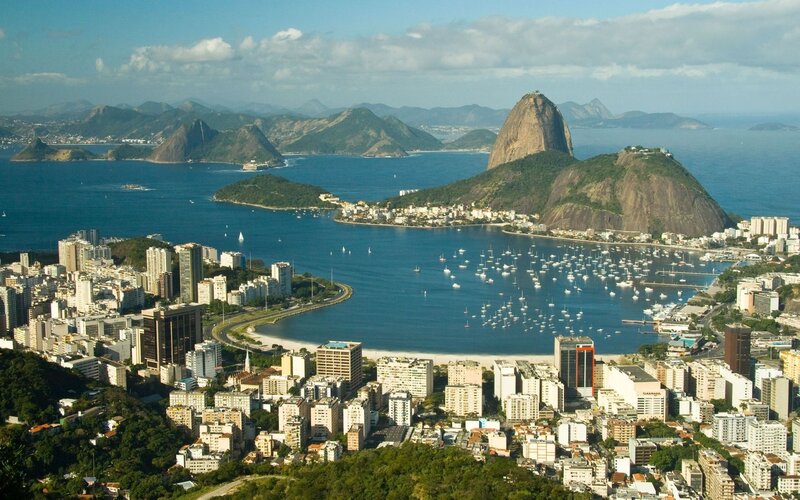 Sugarloaf Mountain View — Blue, Serene