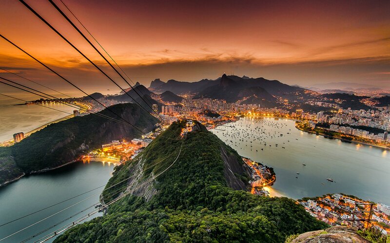 Sugarloaf Mountain View — Orange
