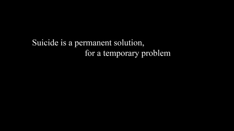 suicide awareness message