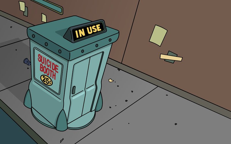 Suicide Booth Machine