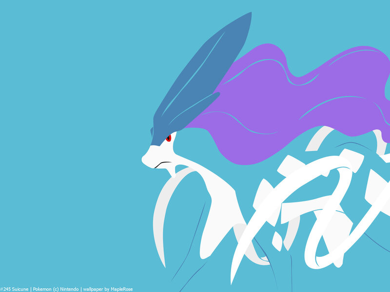 Suicune Character — Blue