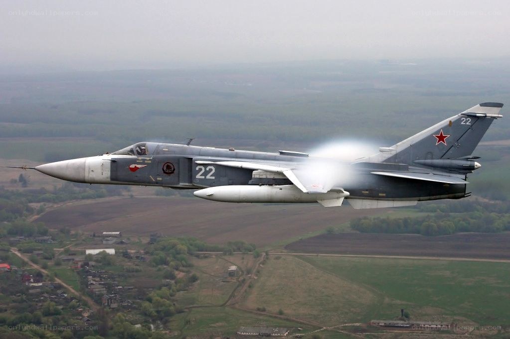Sukhoi Su-24 in flight