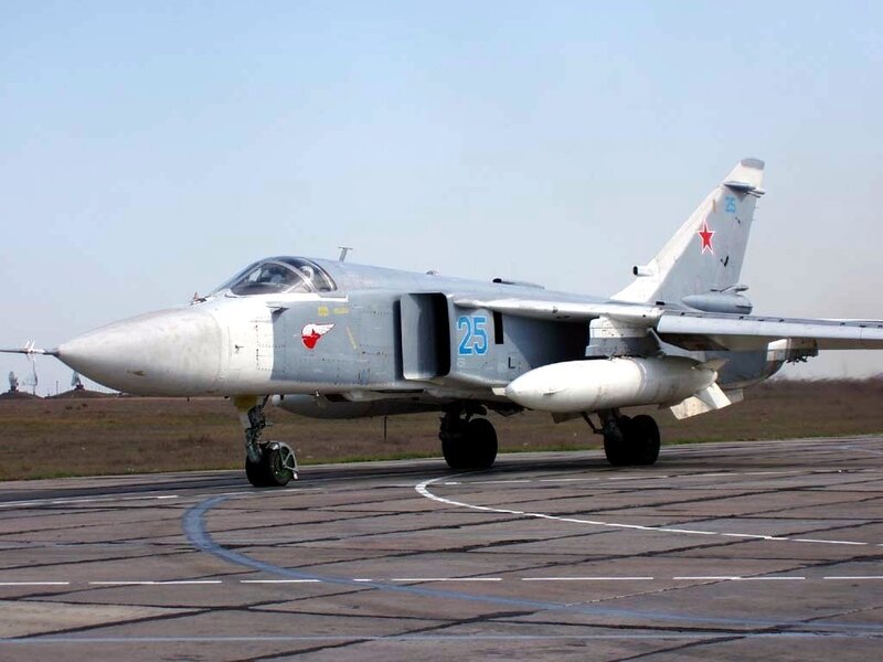 Sukhoi Su-24 on the tarmac