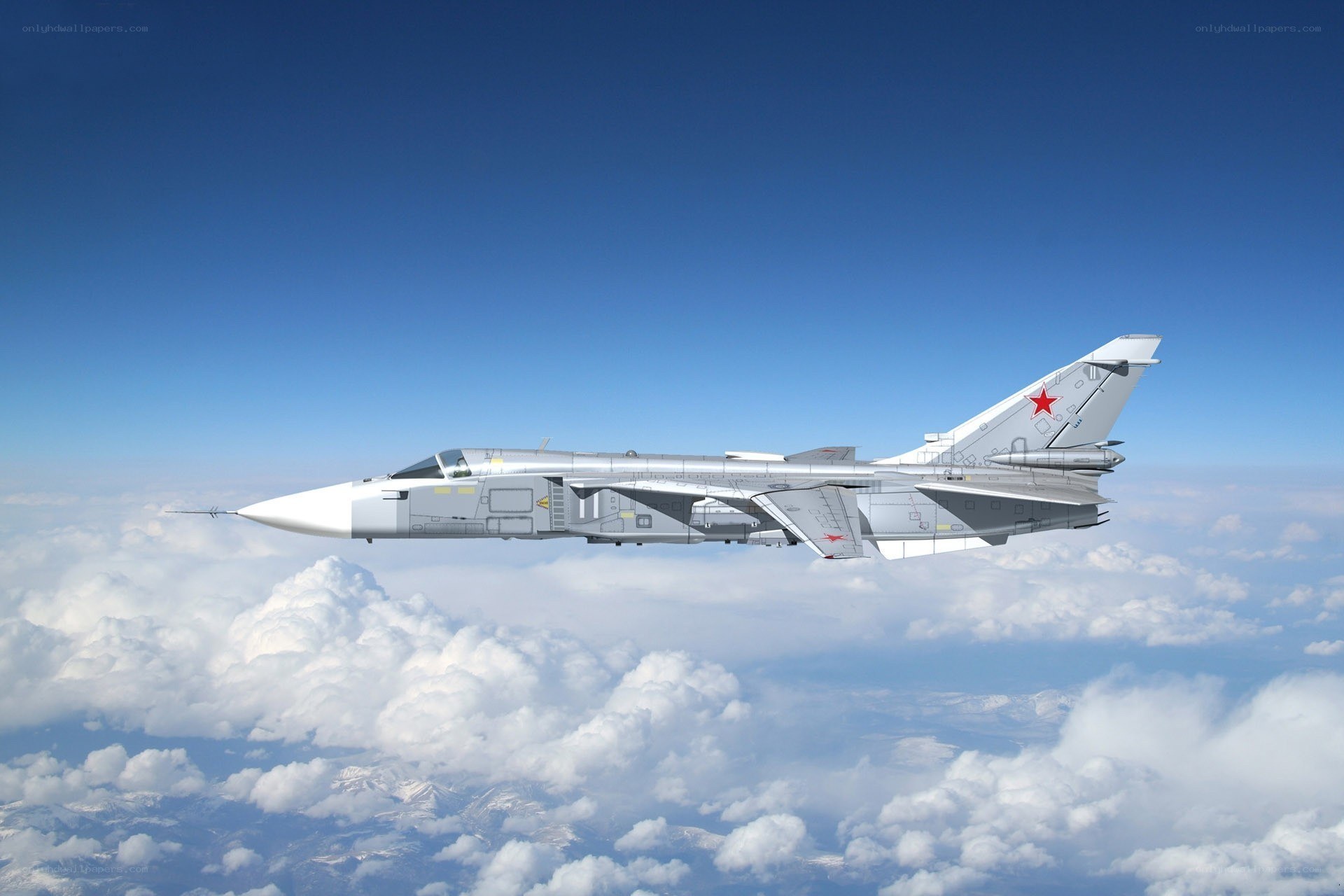 Sukhoi Su-34 in flight
