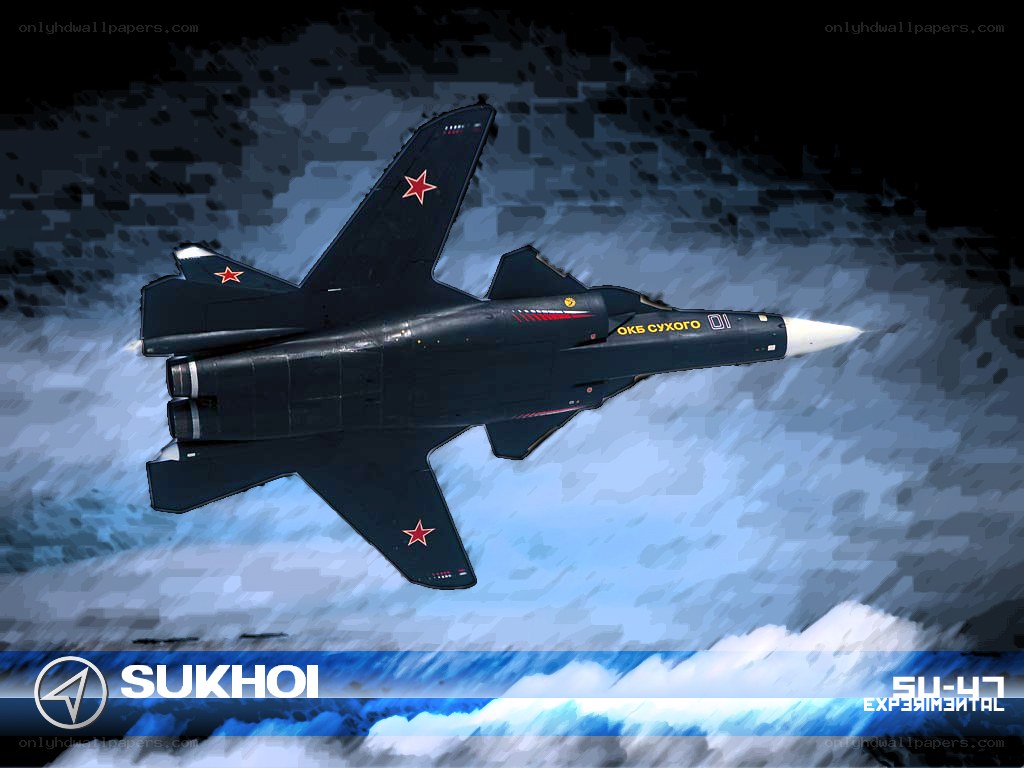 Sukhoi Su-47 fighter jet