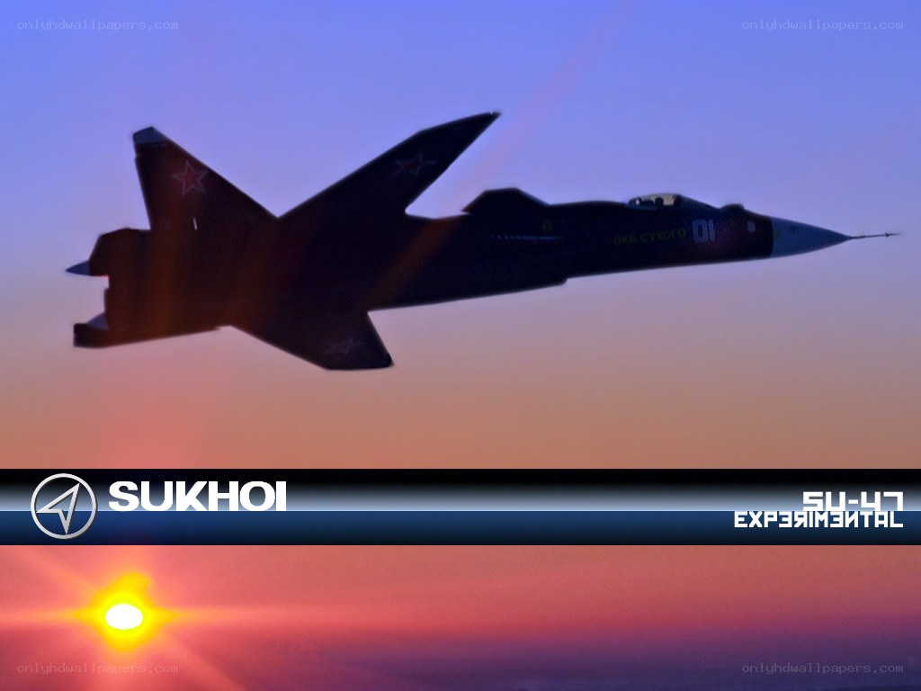 Sukhoi Su-47 in flight