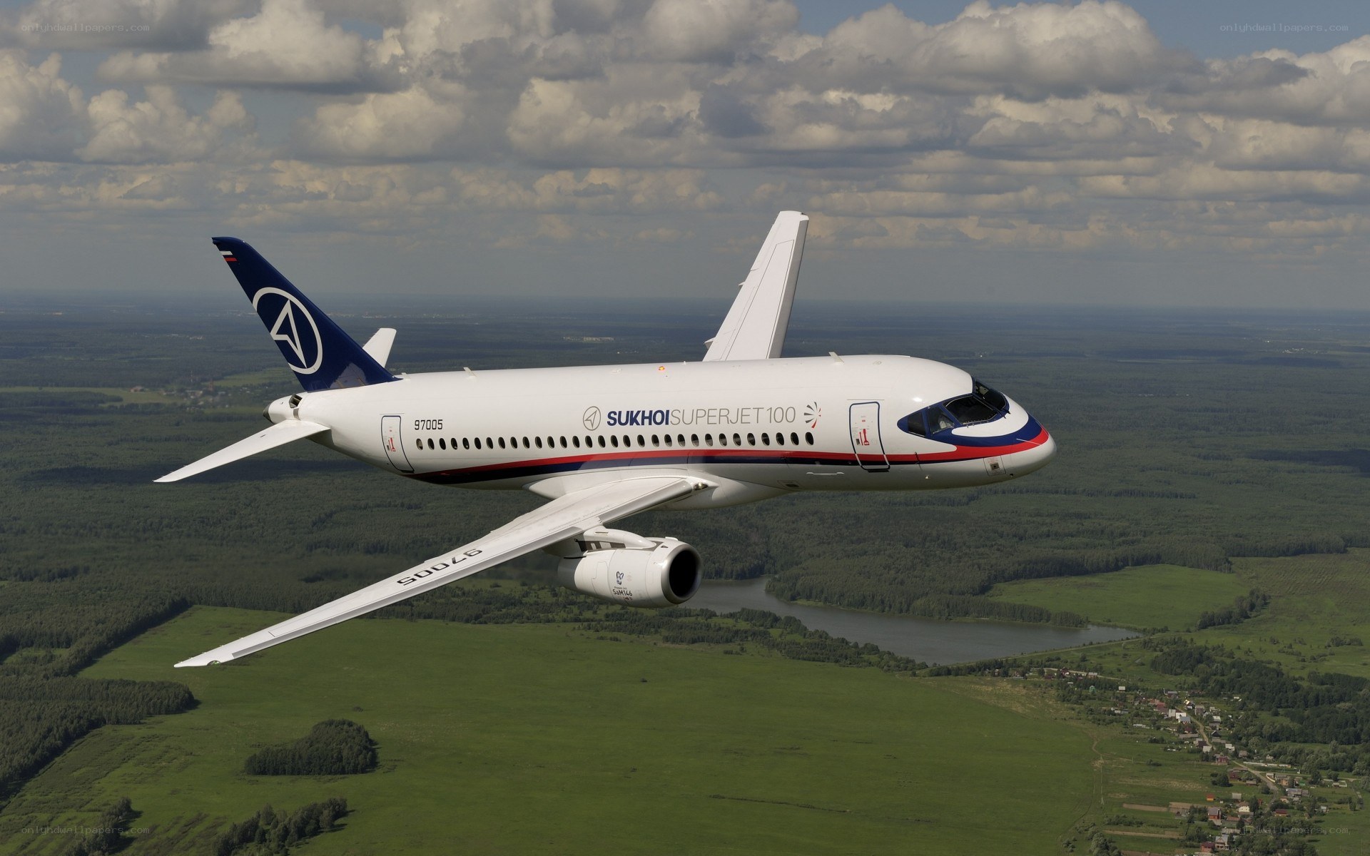 Sukhoi Superjet 100 in flight