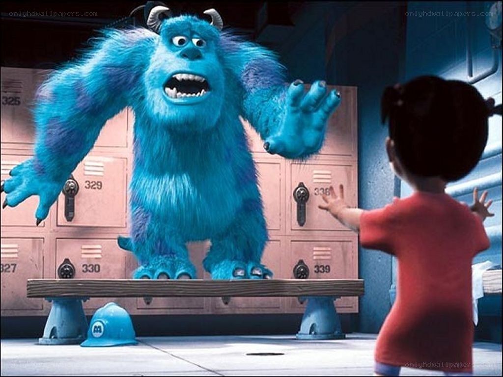 Sulley meets a child