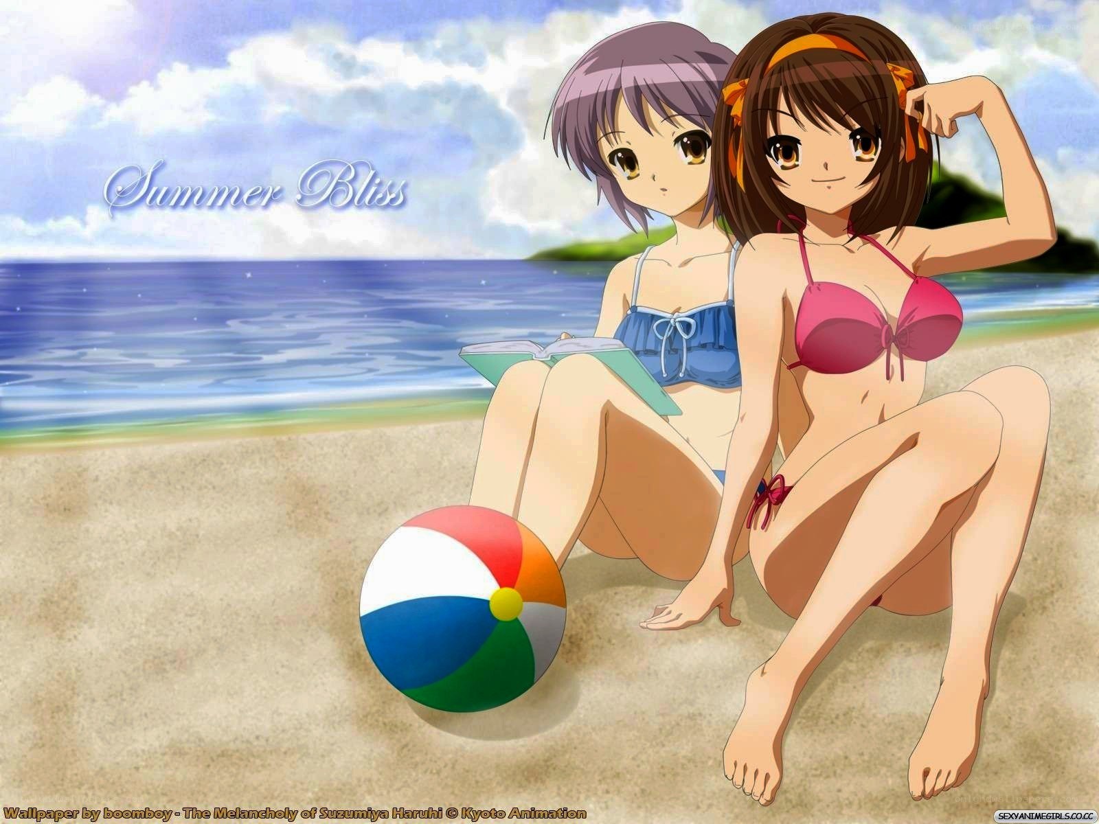Summer beach relaxation