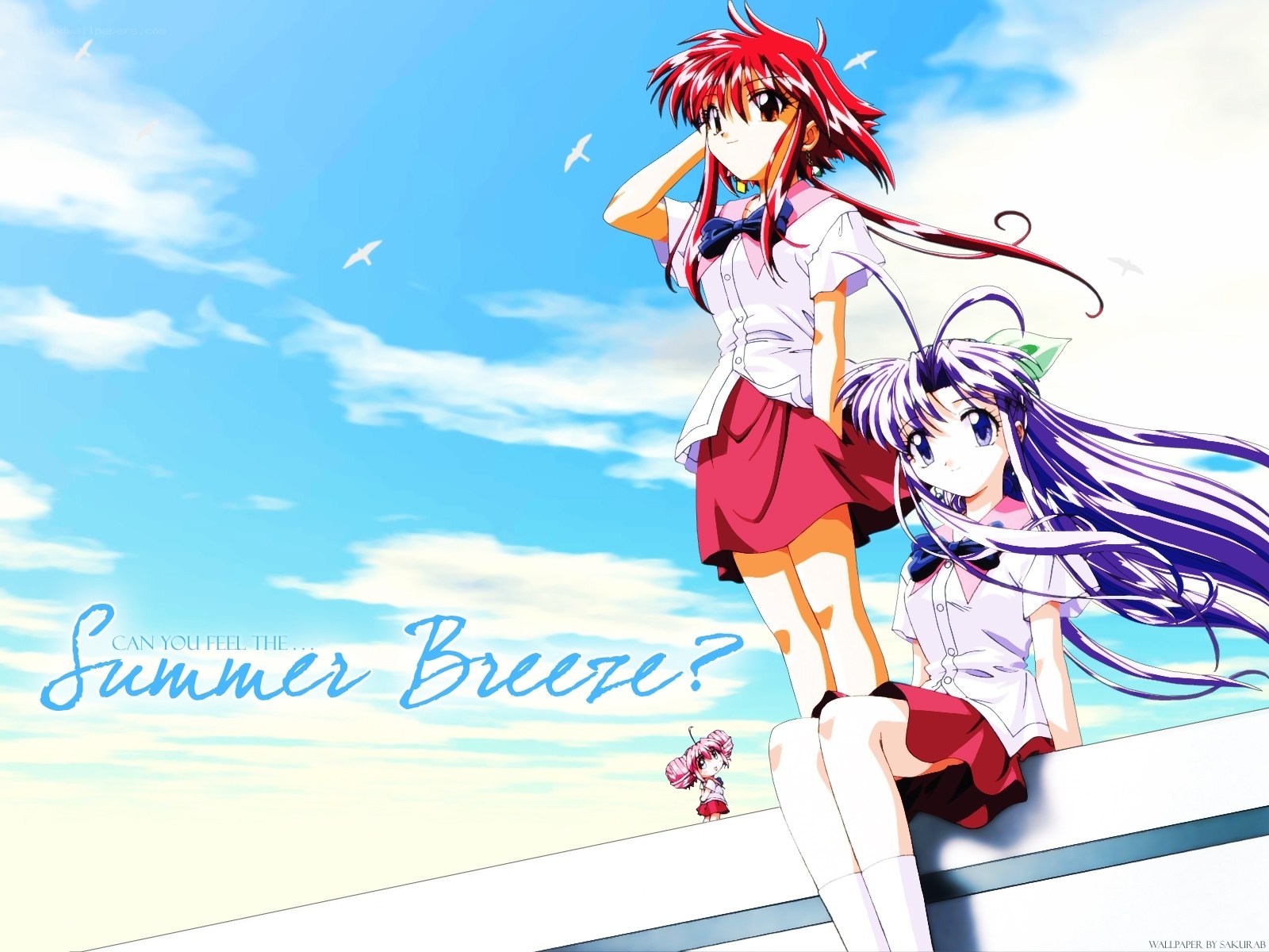 Summer breeze anime scene
