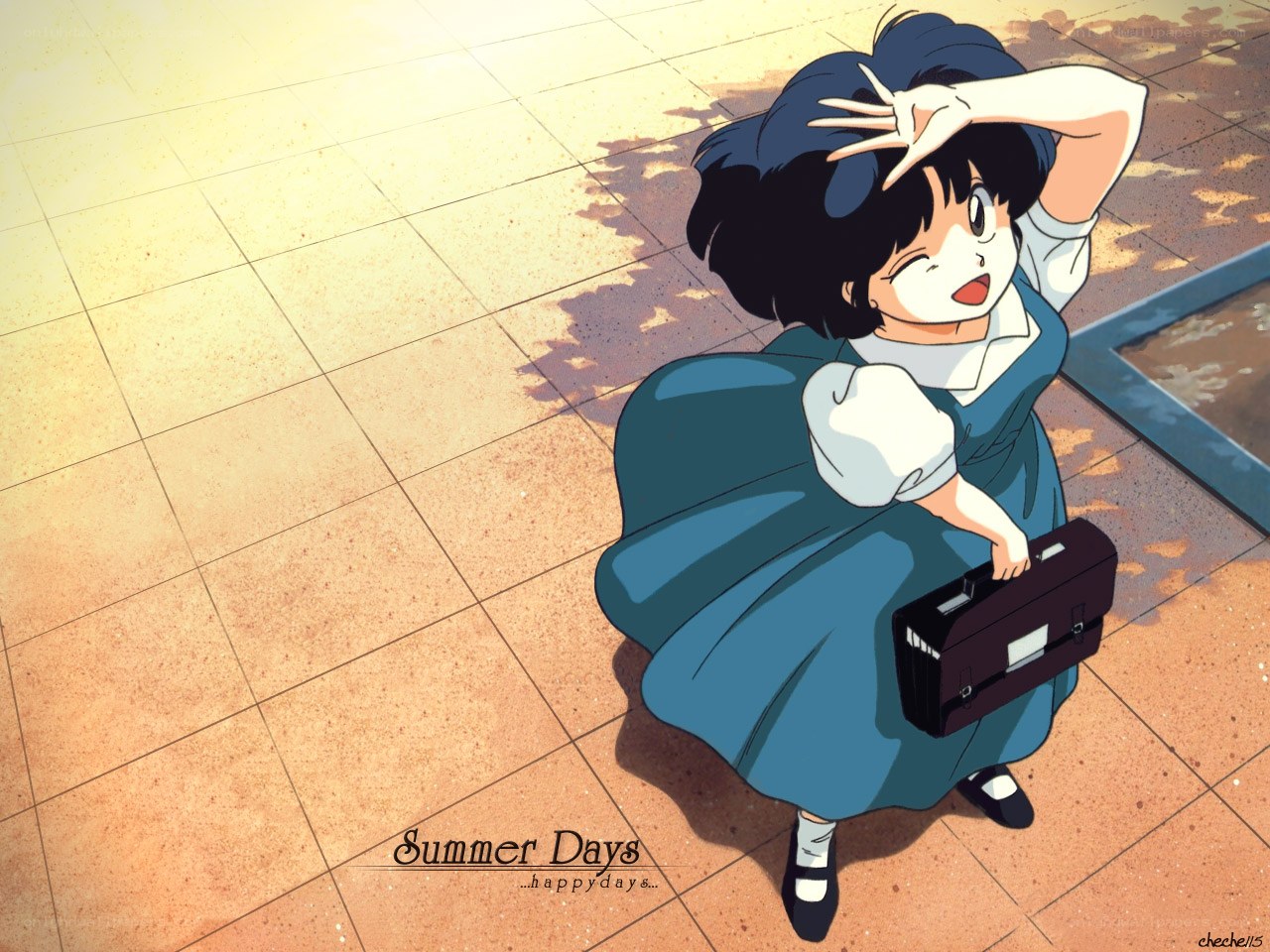 Summer Days character art
