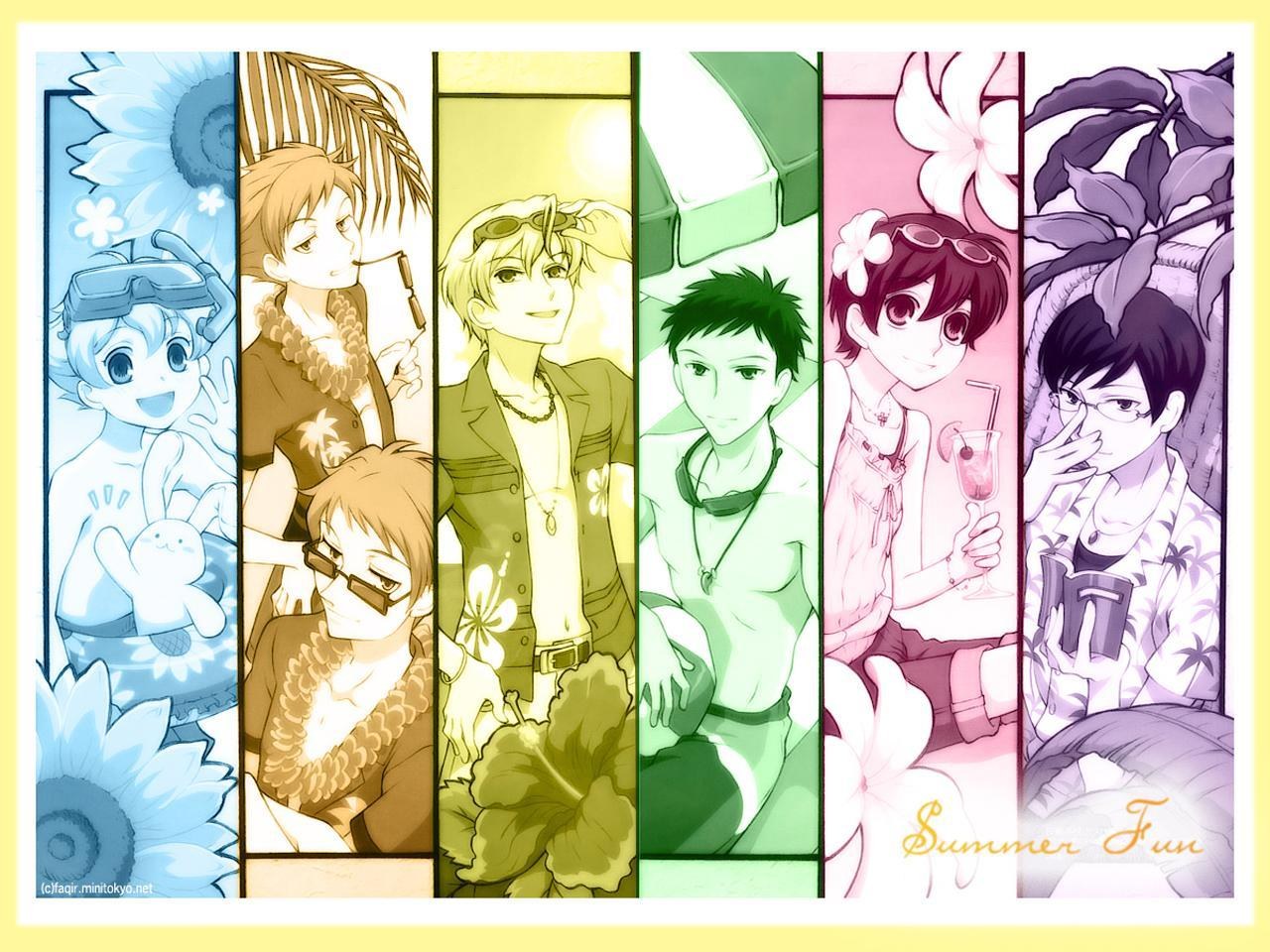 Summer Fun Anime Characters