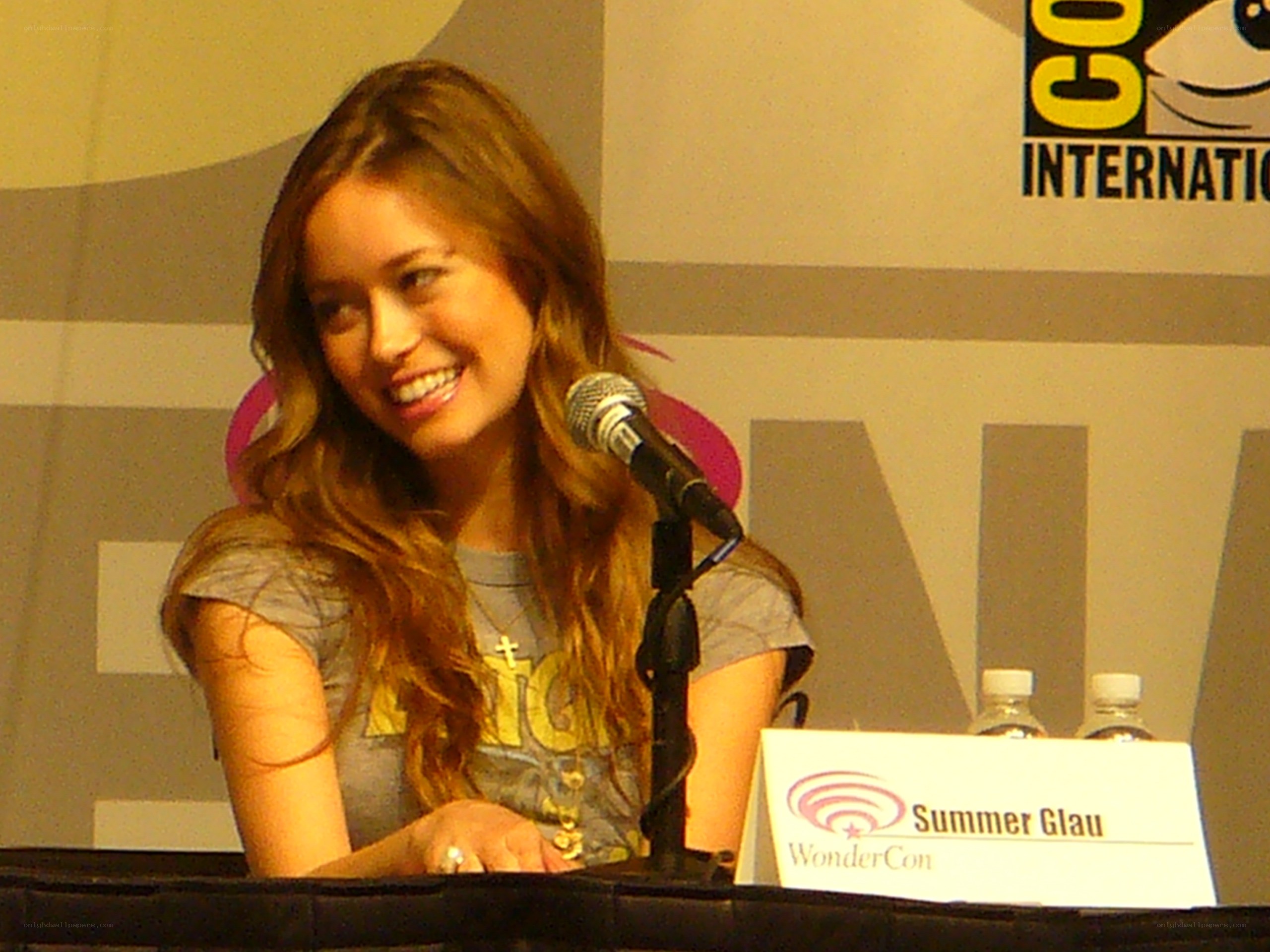 Summer Glau at WonderCon panel