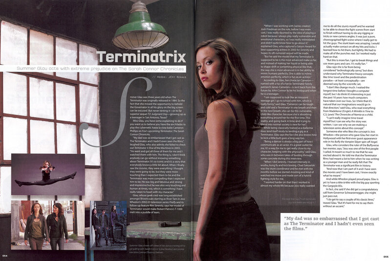 Summer Glau in Terminator