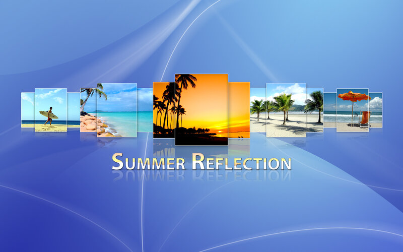 Summer Reflection collage