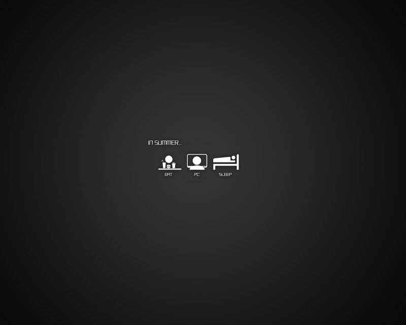 summer routine icons