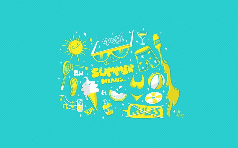 Summer-themed Illustration