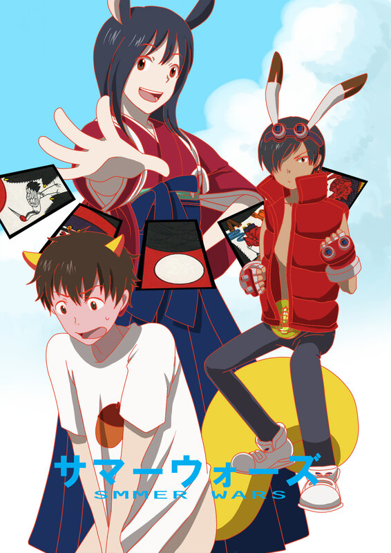 Summer Wars anime characters