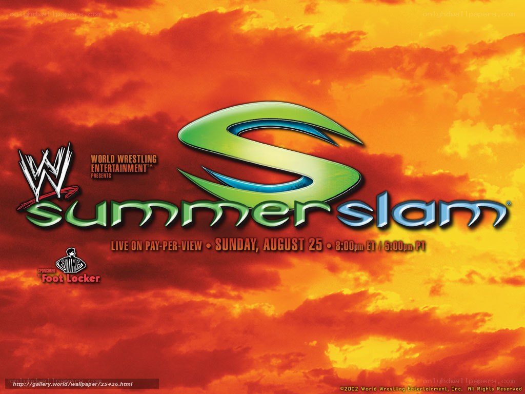 SummerSlam 2002 promotional poster
