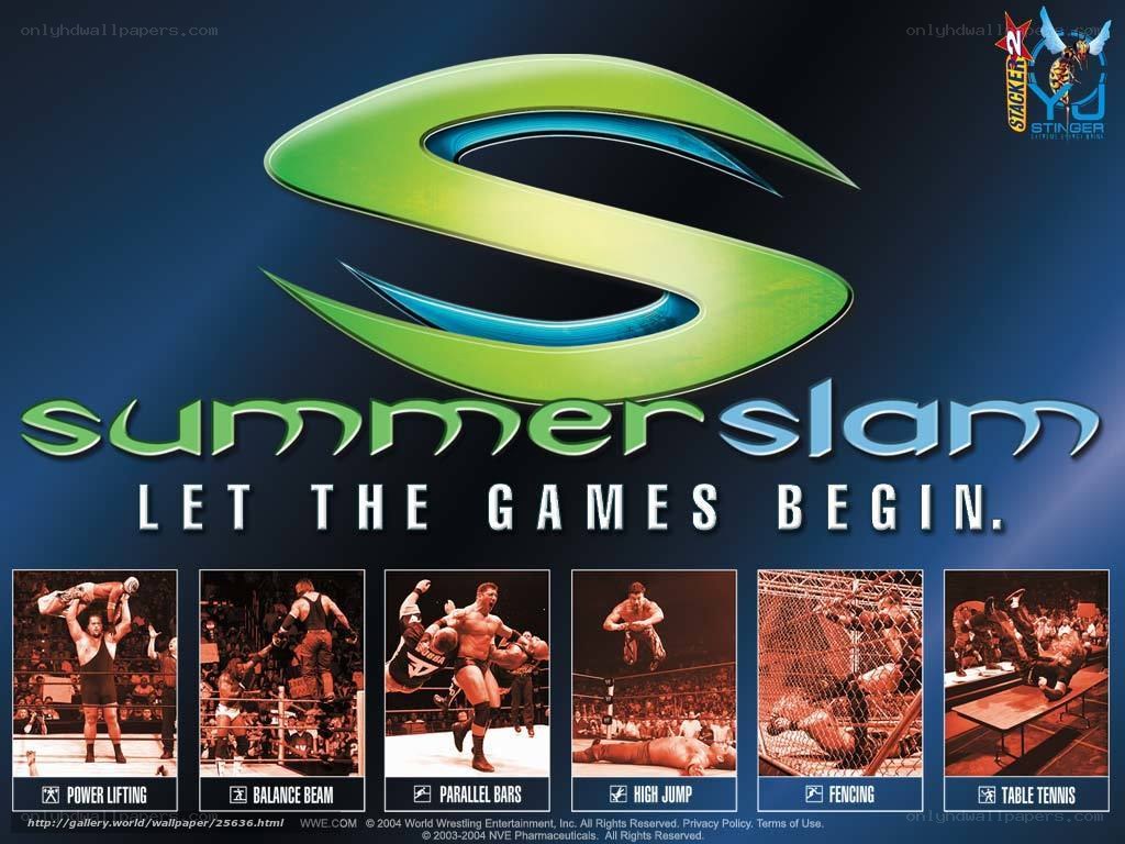 SummerSlam 2004 promotional poster