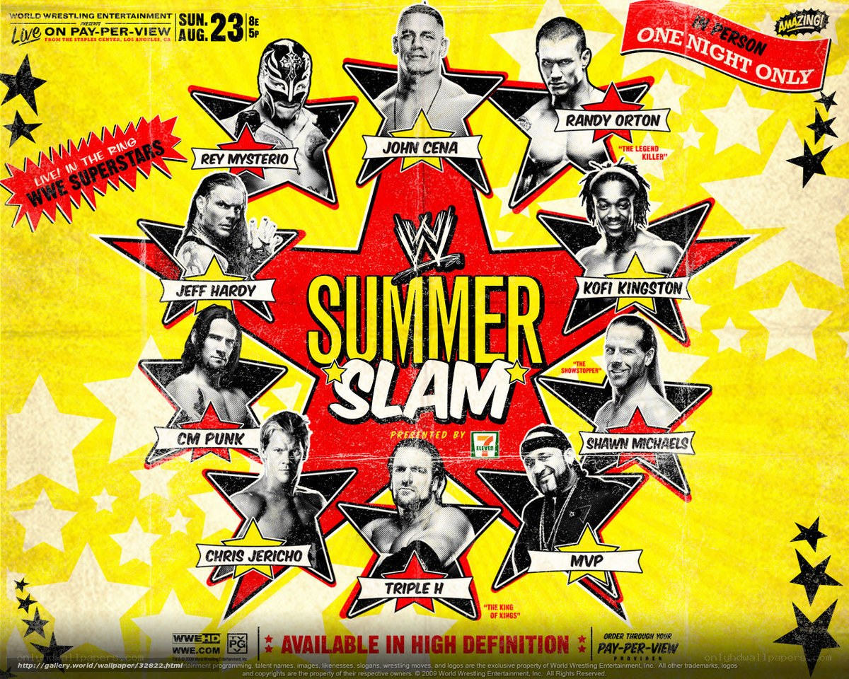SummerSlam 2009 poster