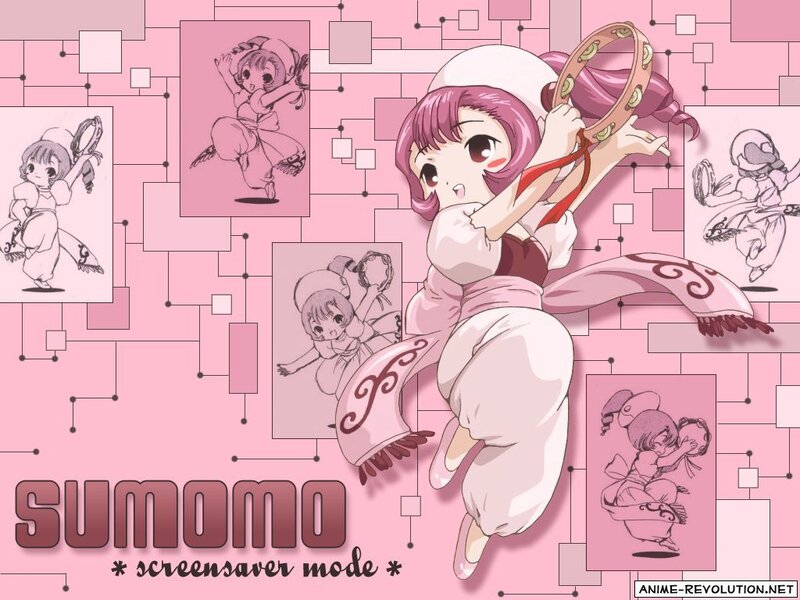 Sumomo screensaver art