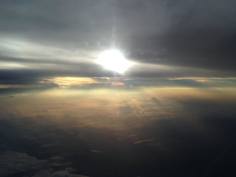 Sun Above Clouds — Gray