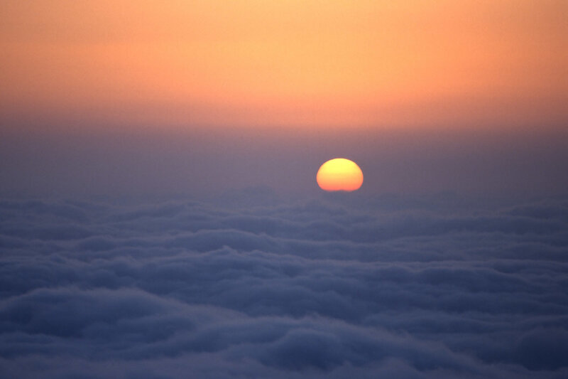 Sun Above Clouds