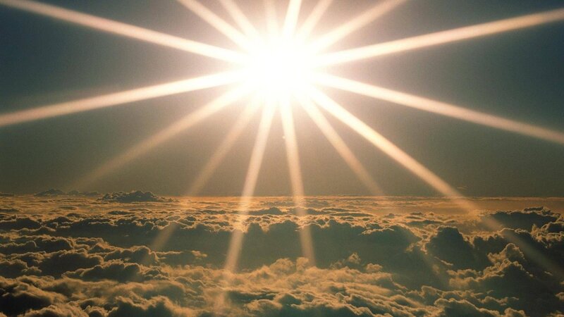Sun Above Clouds — Yellow, Dramatic, Sunrise, Photograph, Sky