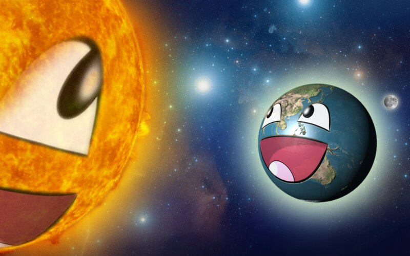 Sun and Earth Characters