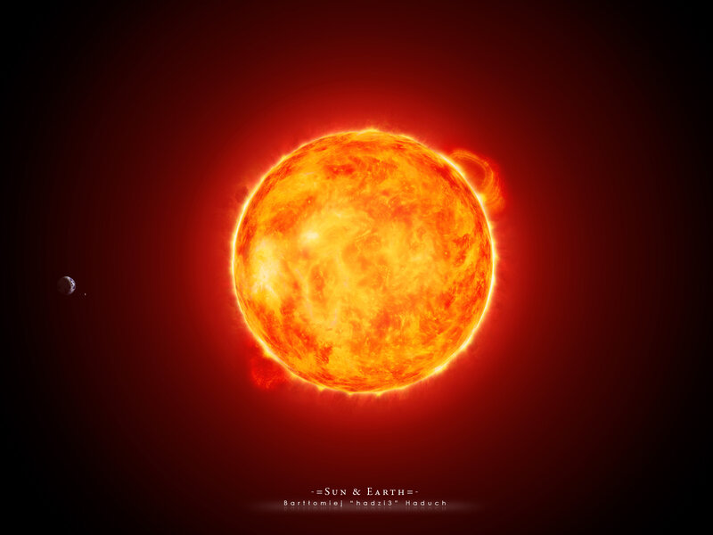 Sun and Earth