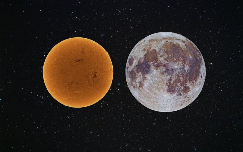 Sun and Moon Comparison