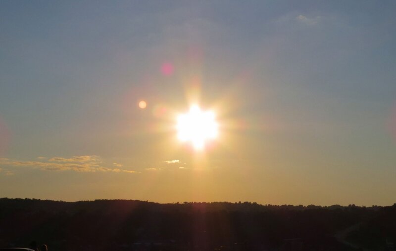 Sun at Sunset — Yellow